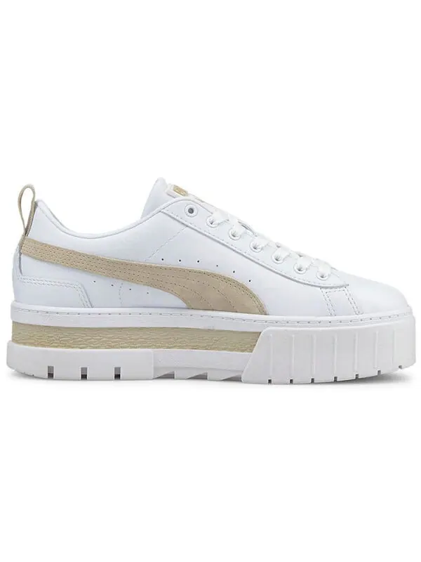 Кроссовки mayze 'white peyote' Puma — изображение 2 из 4, белый/золотистый