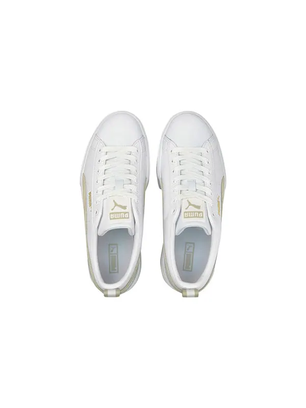 Кроссовки mayze 'white peyote' Puma — изображение 3 из 4, белый/золотистый