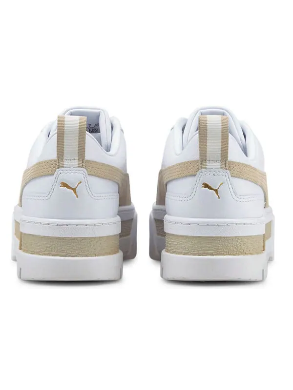 Кроссовки mayze 'white peyote' Puma — изображение 4 из 4, белый/золотистый
