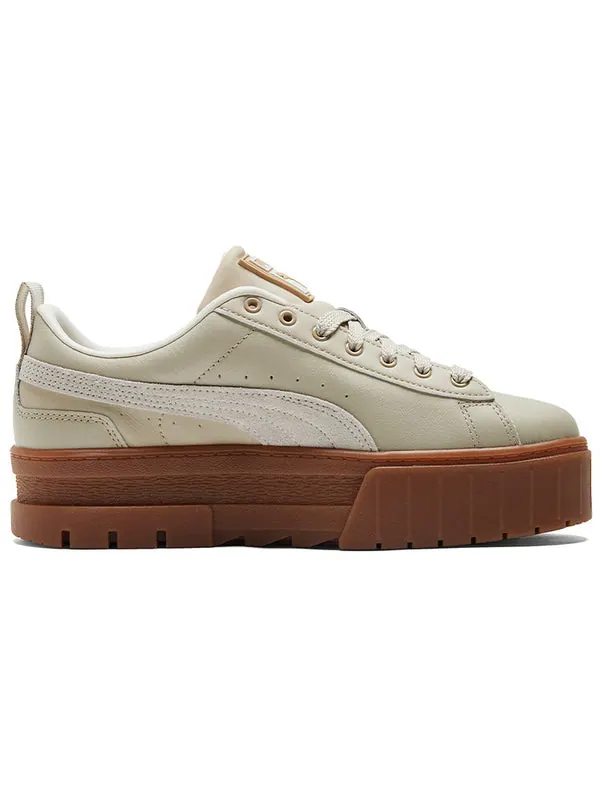 Кроссовки mayze 'creamwhite brown' Puma — изображение 2 из 4, коричневый