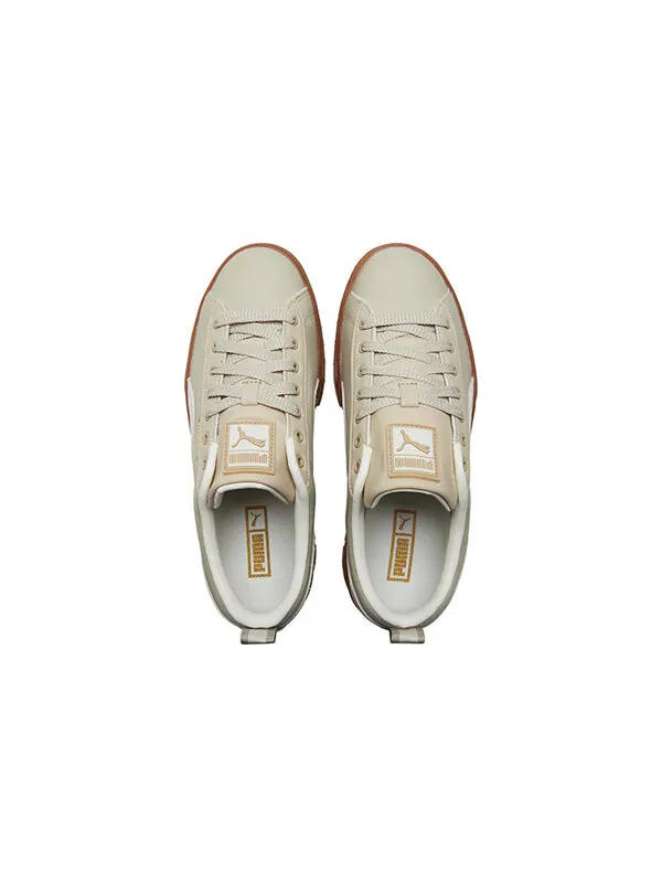 Кроссовки mayze 'creamwhite brown' Puma — изображение 4 из 4, коричневый