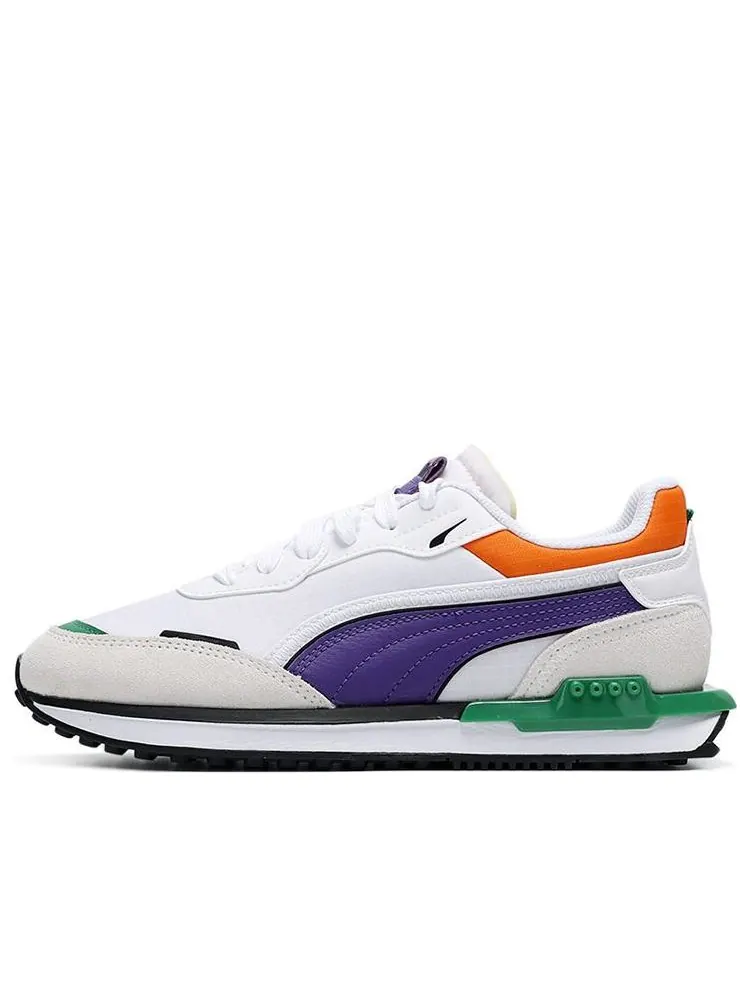 Беговые кроссовки PUMA City Rider 'Electric - Vaporous Grey Multi' — изображение 1 из 4, серый