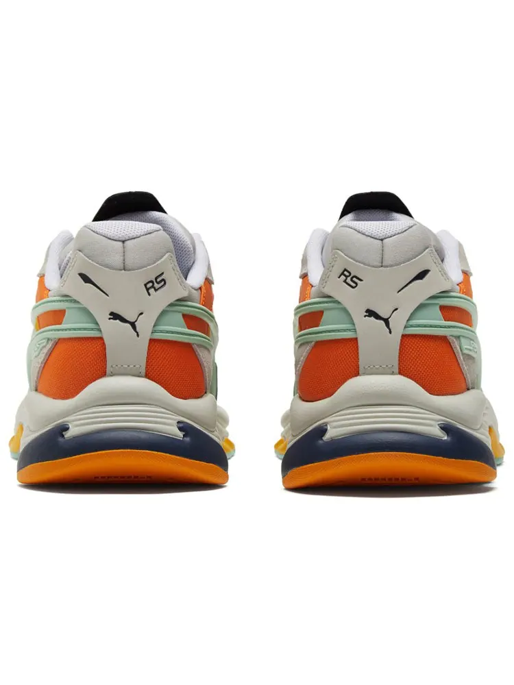 Спортивные кроссовки PUMA Unisex Rs-connect Dust Sneakers Orange 'Gray' — изображение 5 из 6, оранжевый