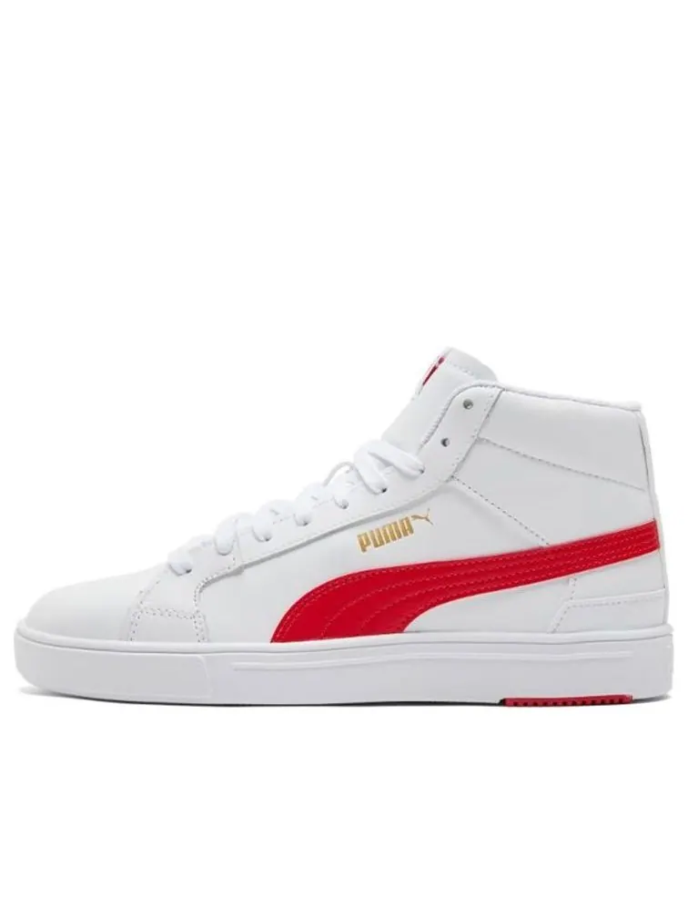 Кеды PUMA Serve Pro Lite Mid 'White High Risk Red' — изображение 1 из 3, белый