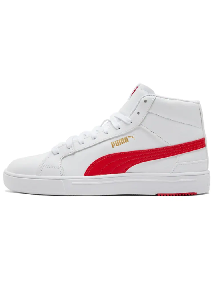 Кеды PUMA Serve Pro Lite Mid 'White High Risk Red' — изображение 2 из 3, белый