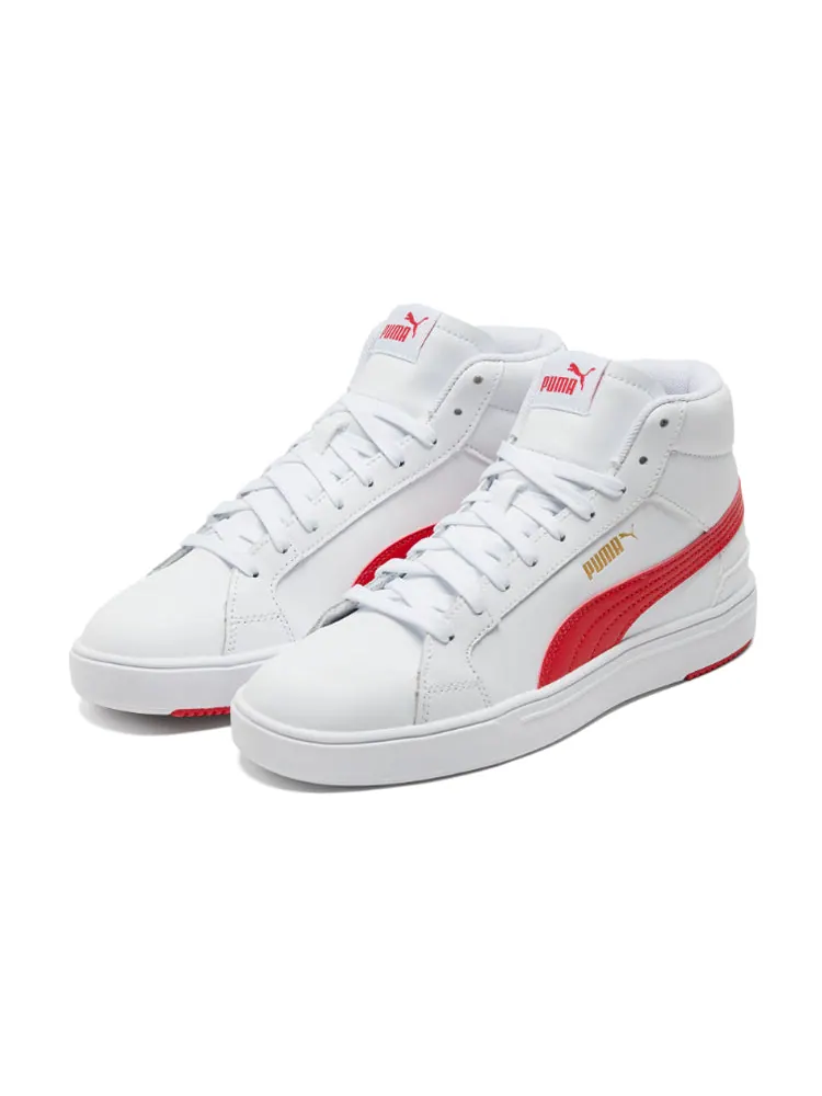 Кеды PUMA Serve Pro Lite Mid 'White High Risk Red' — изображение 3 из 3, белый