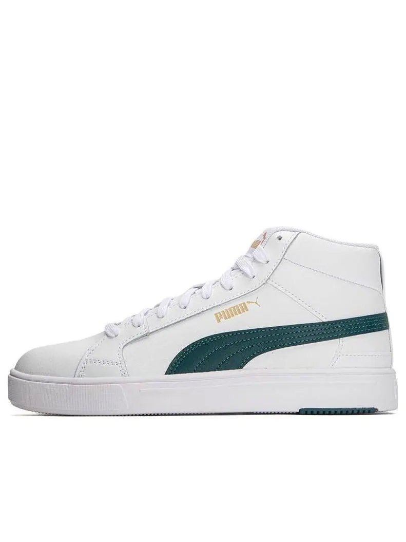 Кеды PUMA Serve Pro Lite Mid 'White Gold Green' — изображение 1 из 5, белый
