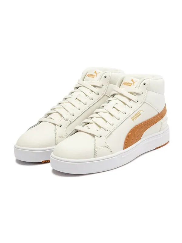 Кроссовки serve pro lite mid 'white yellow' Puma — изображение 3 из 4, белый/желтый