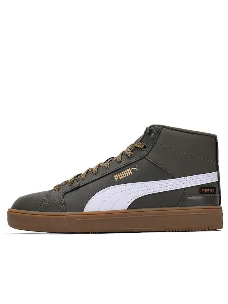 Кеды PUMA Serve Pro Mid PURE-TEX 'Grape Leaf Gum' — изображение 1 из 4, зеленый