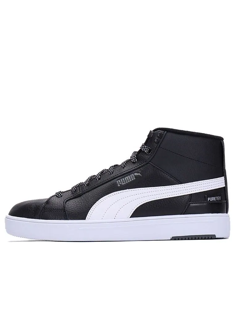 Кеды PUMA Serve Pro Mid PURE-TEX 'Black White' — изображение 1 из 6, черный