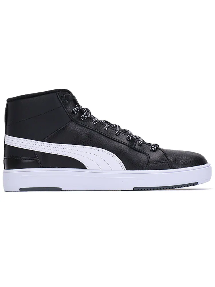 Кеды PUMA Serve Pro Mid PURE-TEX 'Black White' — изображение 2 из 6, черный