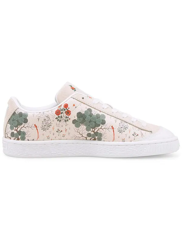 Кроссовки liberty of london x basket 'floral' Puma — изображение 2 из 4, бежевый