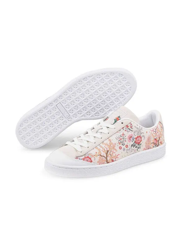 Кроссовки liberty of london x basket 'floral' Puma — изображение 3 из 4, бежевый