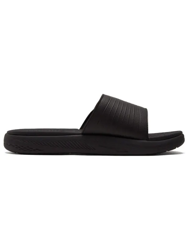 Тапочки softride slide 'black white' Puma — изображение 3 из 4, черный/белый