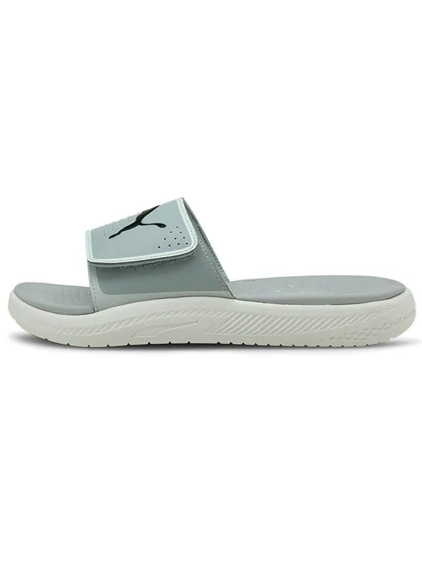Тапочки softride slide 'quarry' Puma — изображение 2 из 4, серый