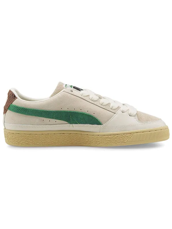 Кроссовки rhuigi x suede 'white juniper' Puma — изображение 2 из 4, коричневый/зеленый