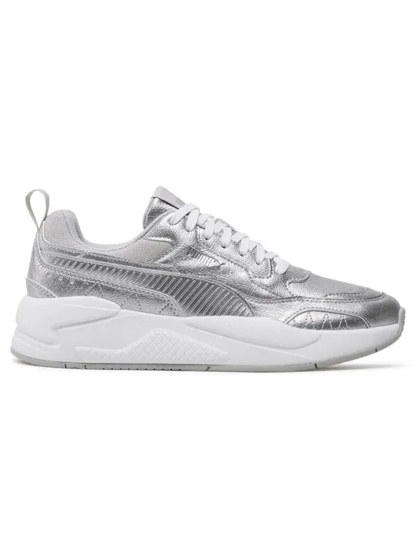 Кроссовки x-ray2 square metallic tum 'silver white' Puma — изображение 2 из 4, серебристый/белый