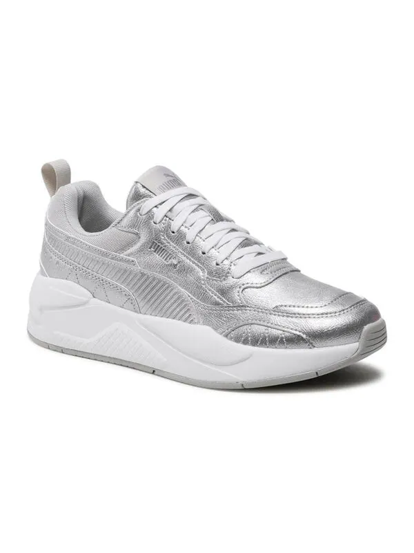 Кроссовки x-ray2 square metallic tum 'silver white' Puma — изображение 3 из 4, серебристый/белый