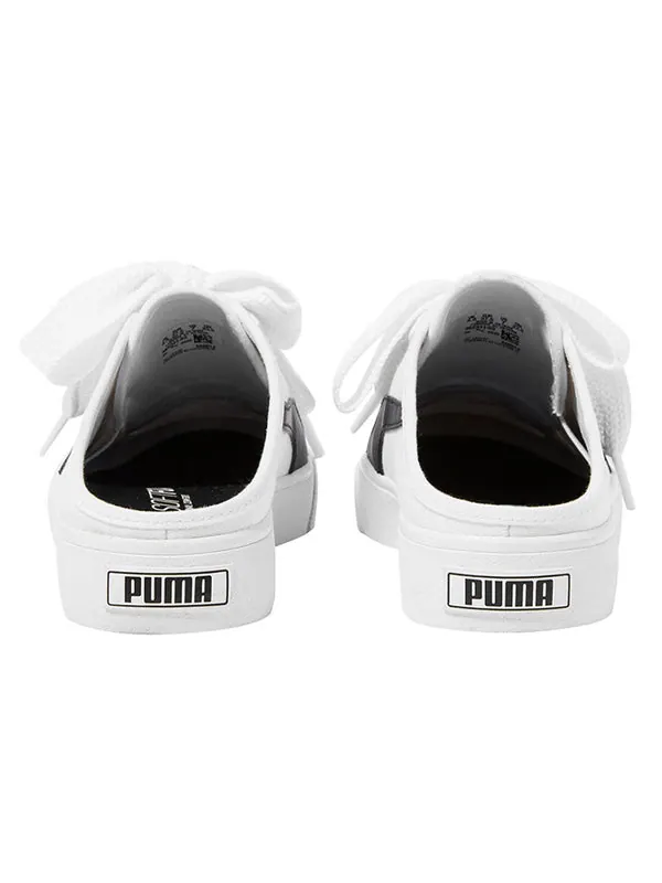 Кроссовки bari mule ribbon 'white black' Puma — изображение 4 из 4, белый/черный