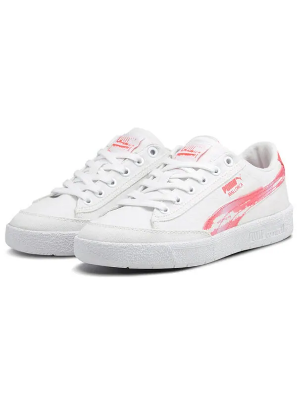 Кроссовки mallorca 'tie-dye' Puma — изображение 3 из 4, белый/розовый