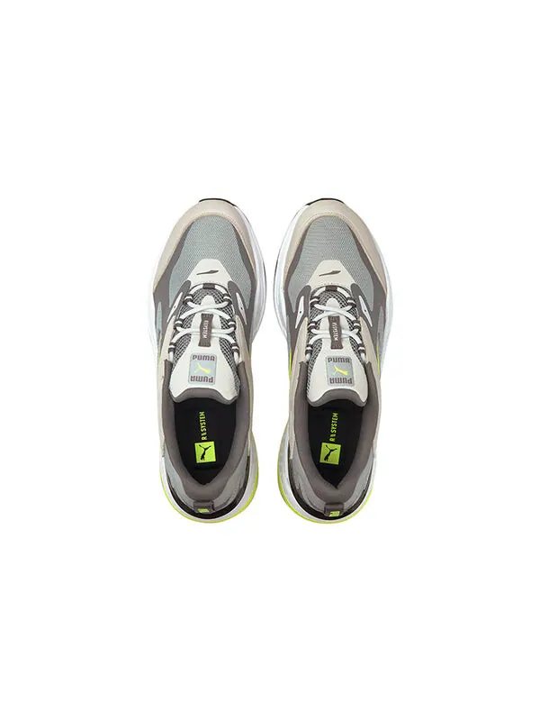 Кроссовки rs-fast neon running shoes white/brown/yellow Puma — изображение 3 из 4, белый/коричневый/желтый