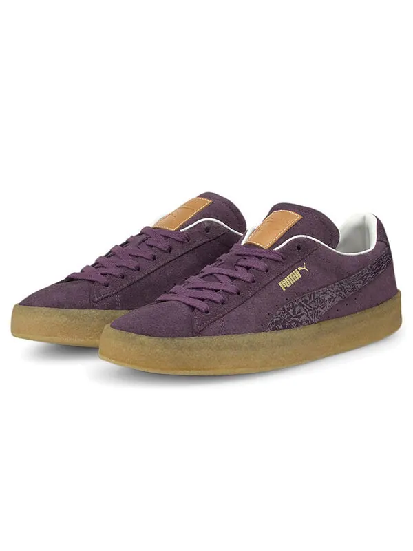 Кроссовки suede crepe sc 'sweet grape' Puma — изображение 3 из 4, фиолетовый