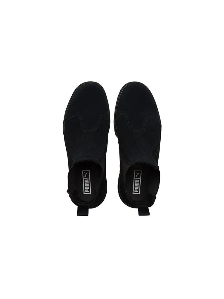 Ботинки (WMNS) PUMA Mayze Chelsea Suede 'Triple Black' 382829-01 — изображение 4 из 6, черный