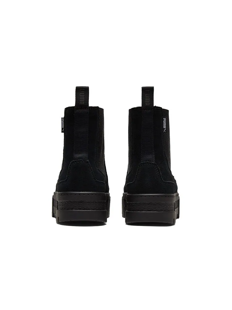 Ботинки (WMNS) PUMA Mayze Chelsea Suede 'Triple Black' 382829-01 — изображение 5 из 6, черный