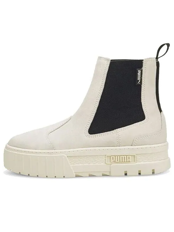 Кроссовки mayze chelsea boot 'marshmallow' Puma — изображение 1 из 4, белый/черный