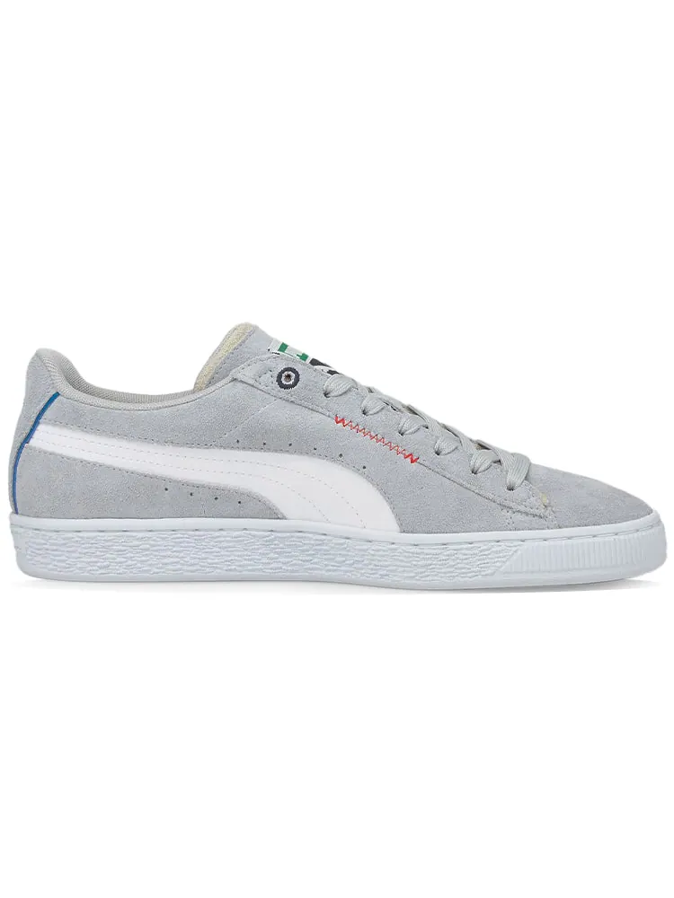 Кеды PUMA Suede 'Displaced - Harbor Mist' — изображение 2 из 5, белый