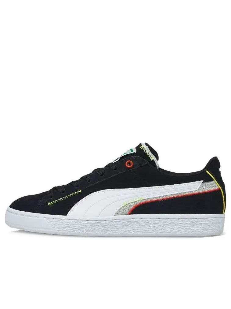 Кеды PUMA Suede 'Displaced - Black Harbor Mist' — изображение 1 из 5, черный