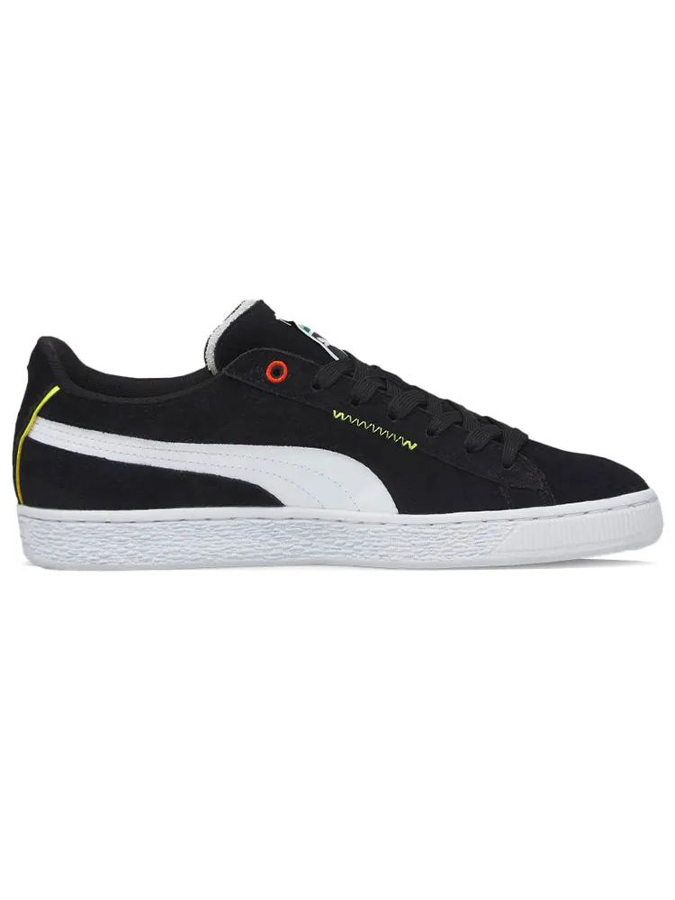 Кеды PUMA Suede 'Displaced - Black Harbor Mist' — изображение 2 из 5, черный