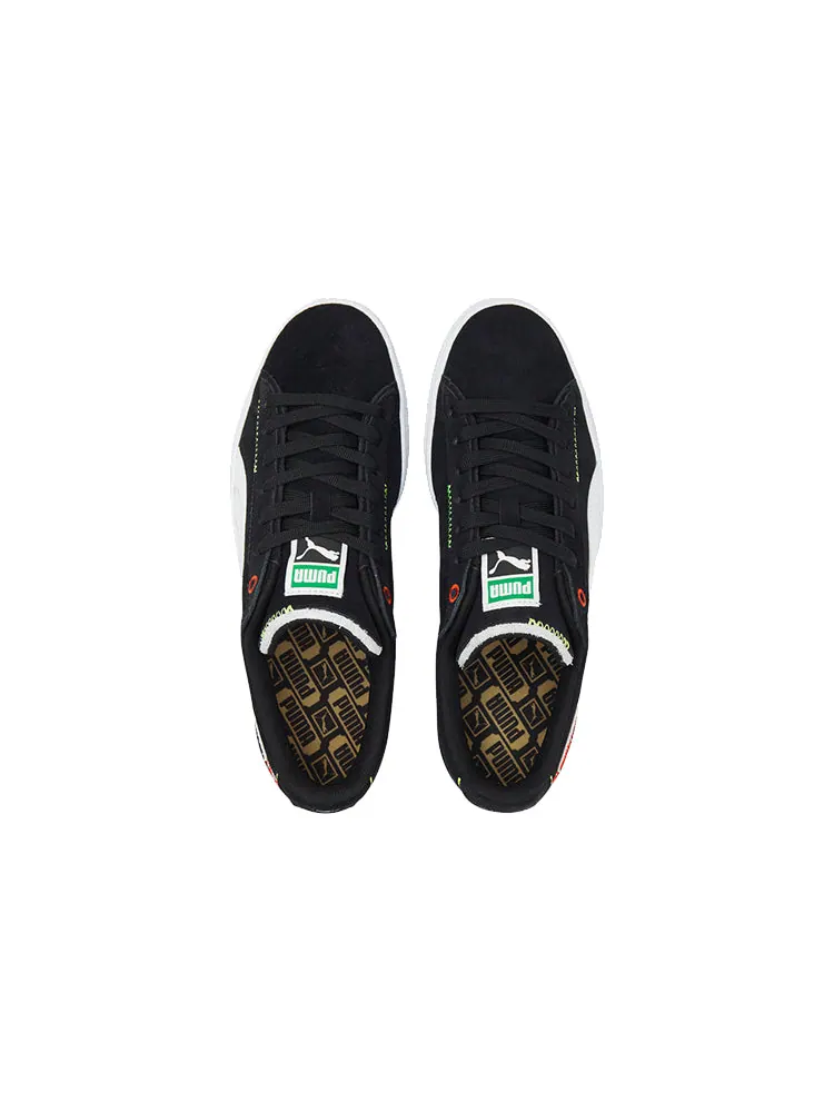 Кеды PUMA Suede 'Displaced - Black Harbor Mist' — изображение 3 из 5, черный