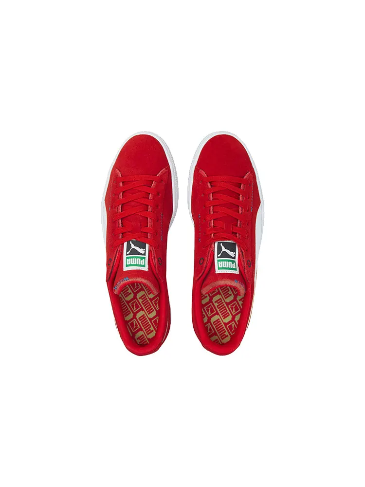 Кеды PUMA Suede Displaced 'Red White' — изображение 3 из 5, красный
