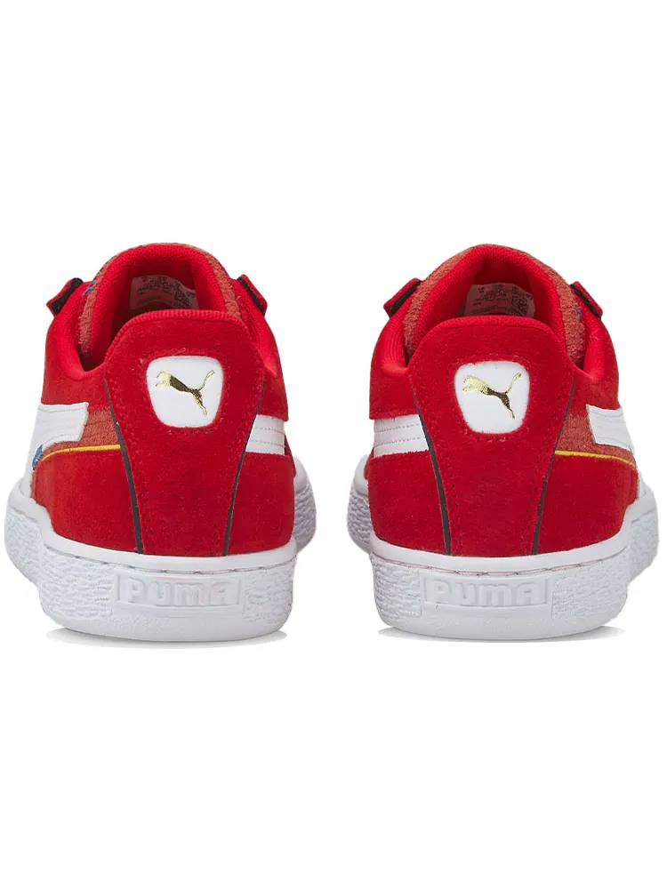 Кеды PUMA Suede Displaced 'Red White' — изображение 4 из 5, красный