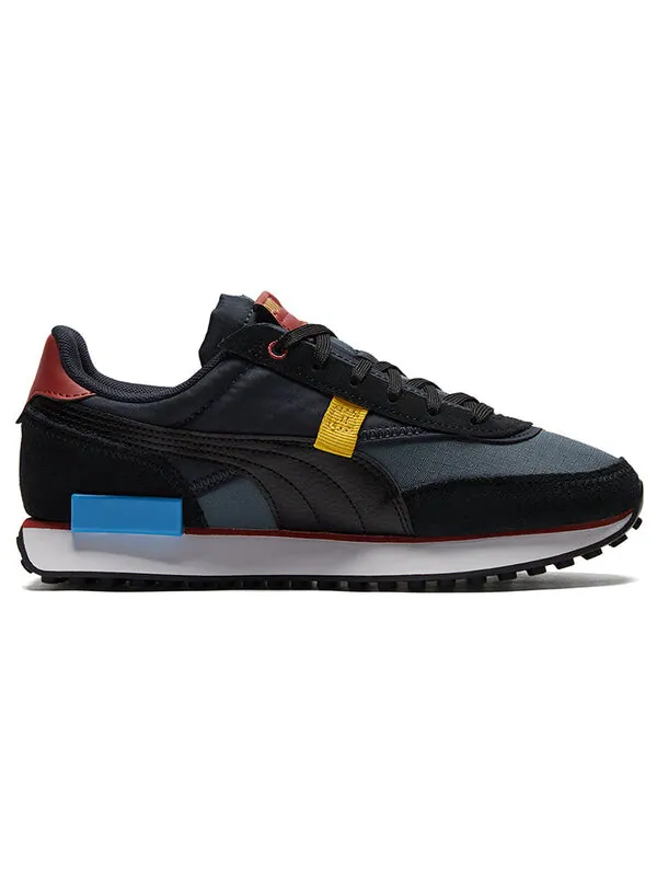 Кроссовки future rider 'displaced - dark slate' Puma — изображение 2 из 4, серый/синий/белый