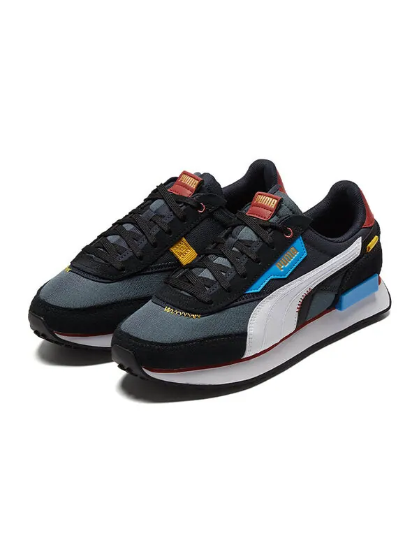 Кроссовки future rider 'displaced - dark slate' Puma — изображение 3 из 4, серый/синий/белый