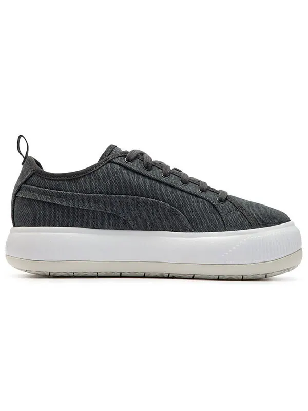 Кроссовки suede mayu canvas 'ebony' Puma — изображение 2 из 4, черный/белый