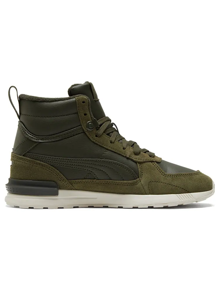 Беговые кроссовки PUMA Graviton Mid 'Forest Night' — изображение 2 из 5, зеленый
