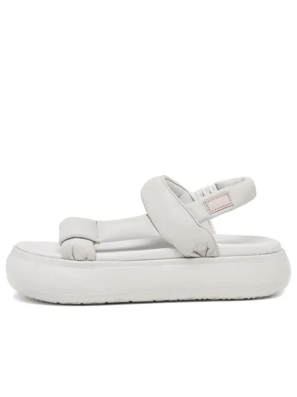 Сандалии suede mayu nimbus 'white' Puma — изображение 1 из 4, белый/розовый
