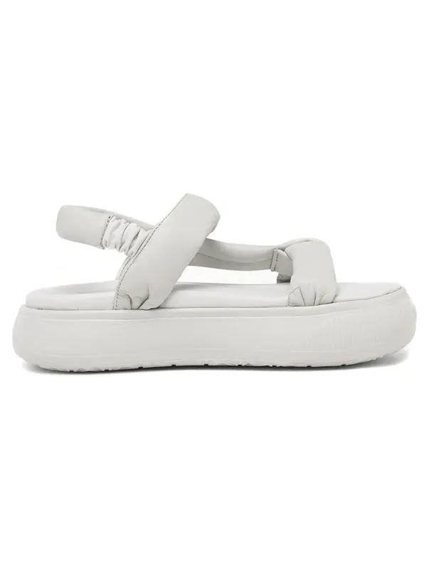 Сандалии suede mayu nimbus 'white' Puma — изображение 2 из 4, белый/розовый