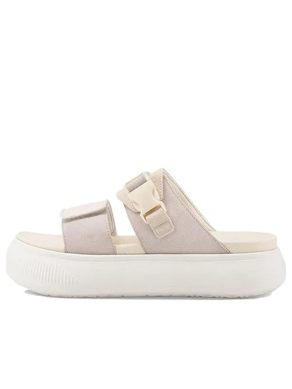 Тапочки suede mayu sandal 'nimbus cloud pristine' Puma — изображение 1 из 4, белый