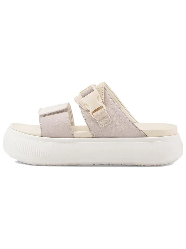 Тапочки suede mayu sandal 'nimbus cloud pristine' Puma — изображение 2 из 4, белый