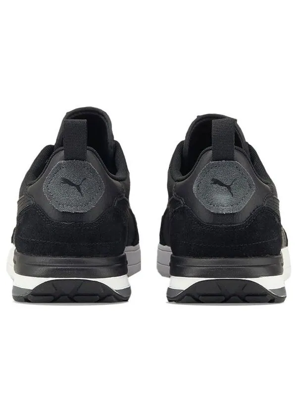 Кроссовки r22 'black dark shadow' Puma — изображение 2 из 4, черный/белый