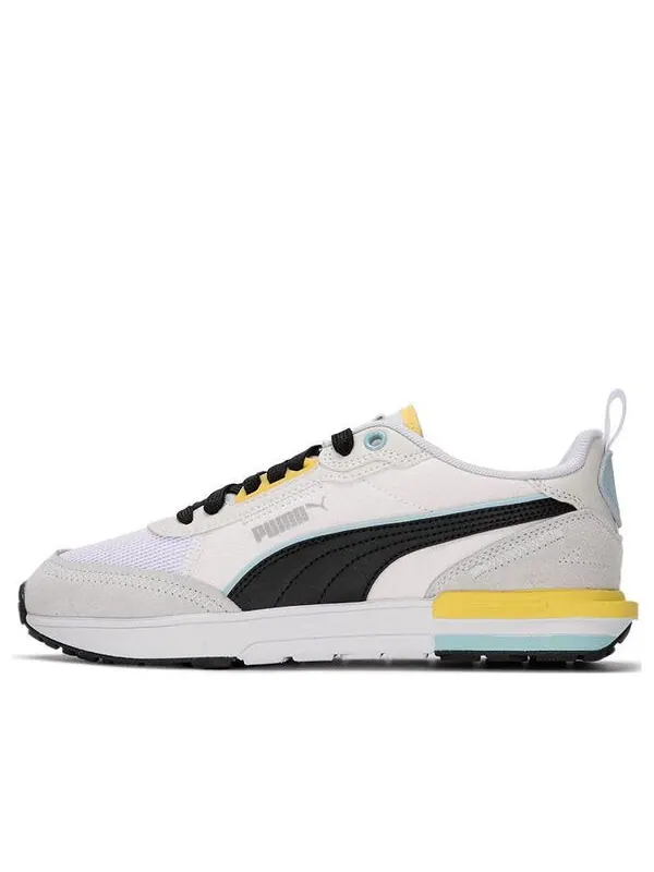 Кроссовки r22 'white black vaporous grey' Puma — изображение 1 из 4, бежевый