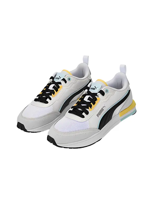 Кроссовки r22 'white black vaporous grey' Puma — изображение 3 из 4, бежевый