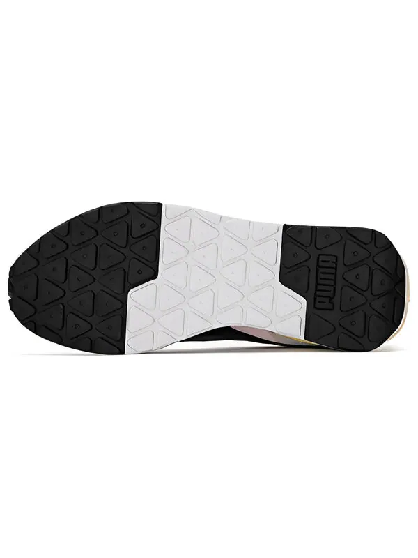 Кроссовки r22 'white black vaporous grey' Puma — изображение 4 из 4, бежевый
