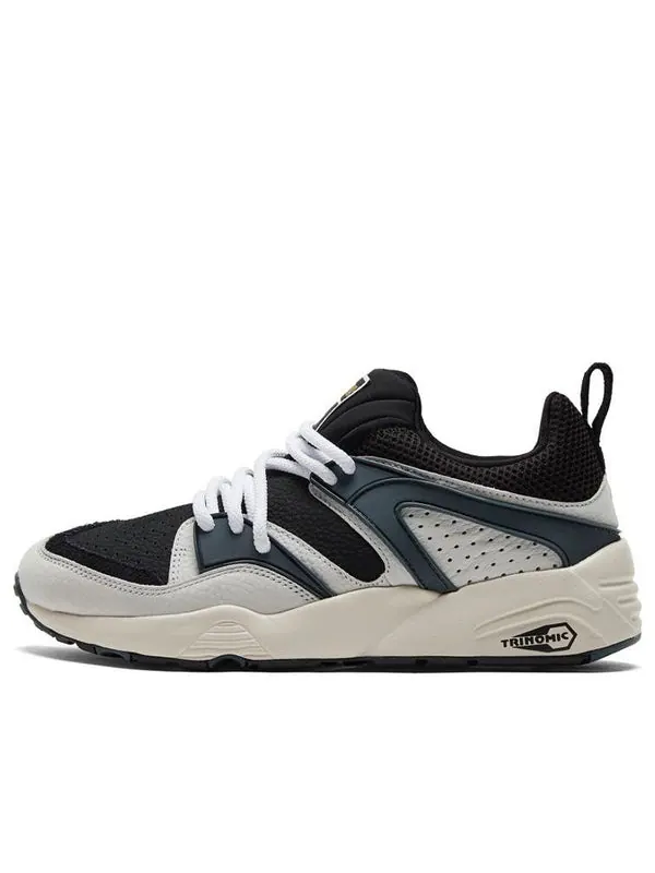 Кроссовки blaze of glory premium 'black white' Puma — изображение 1 из 4, черный/серый/синий