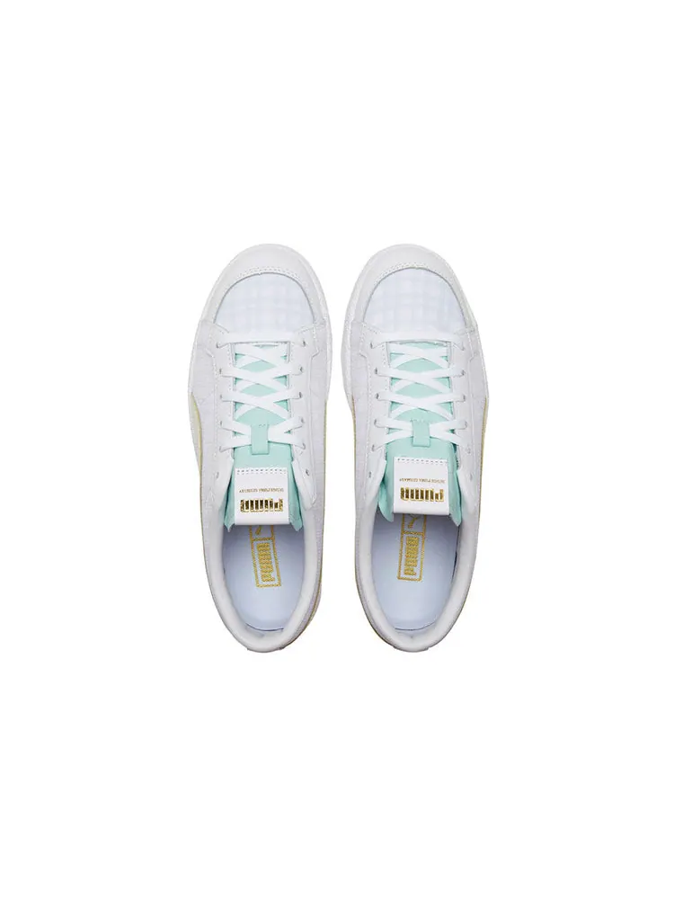 Кеды PUMA Ralph Sampson 70 Lo Layer Leisure Sneakers White/Yellow — изображение 4 из 6, желтый