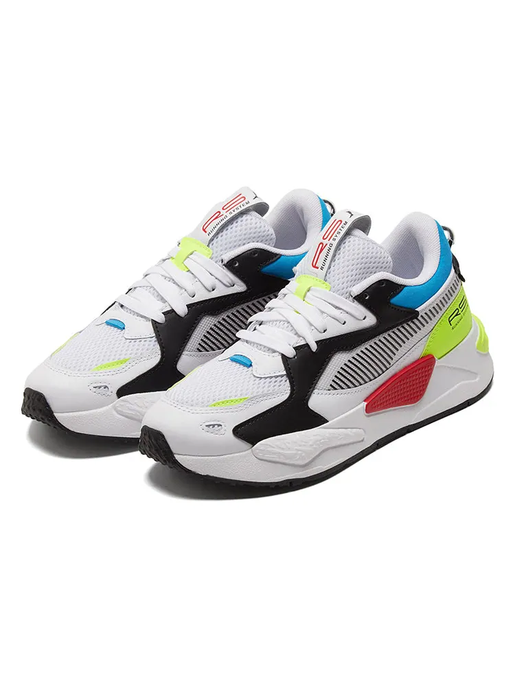 Спортивные кроссовки PUMA Unisex Rs-Z Core Sneakers White/Black/Yellow — изображение 3 из 5, красный